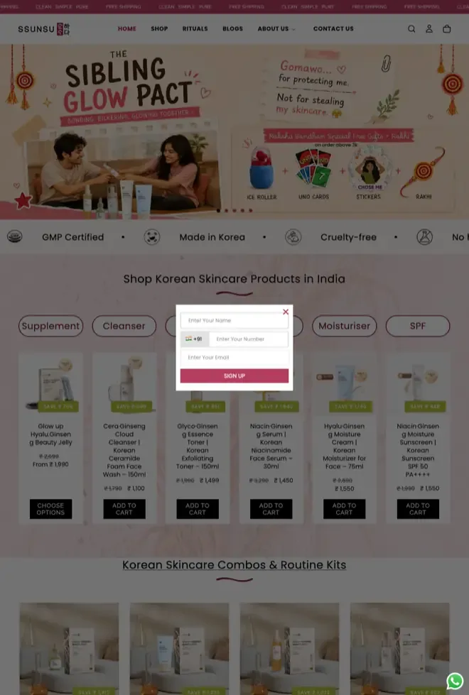 The SSUNSU website