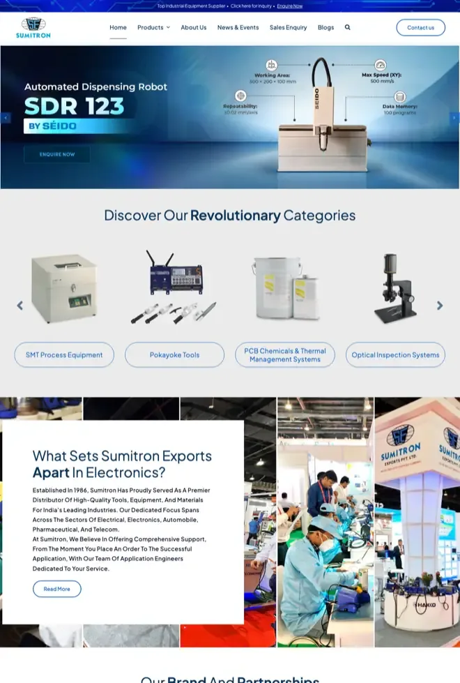 The Sumitron website