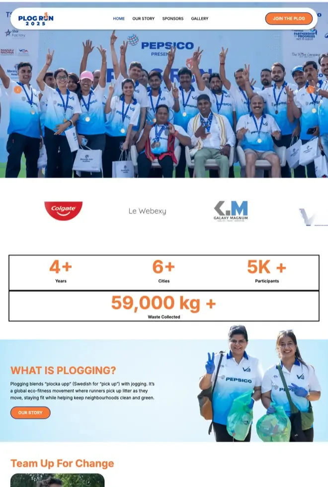 The Plogrun website